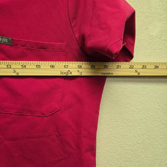 Figs Catarina Women's Scrub Top Ultra Rose Limited Edition Pink 2926 M - Picture 8 of 9